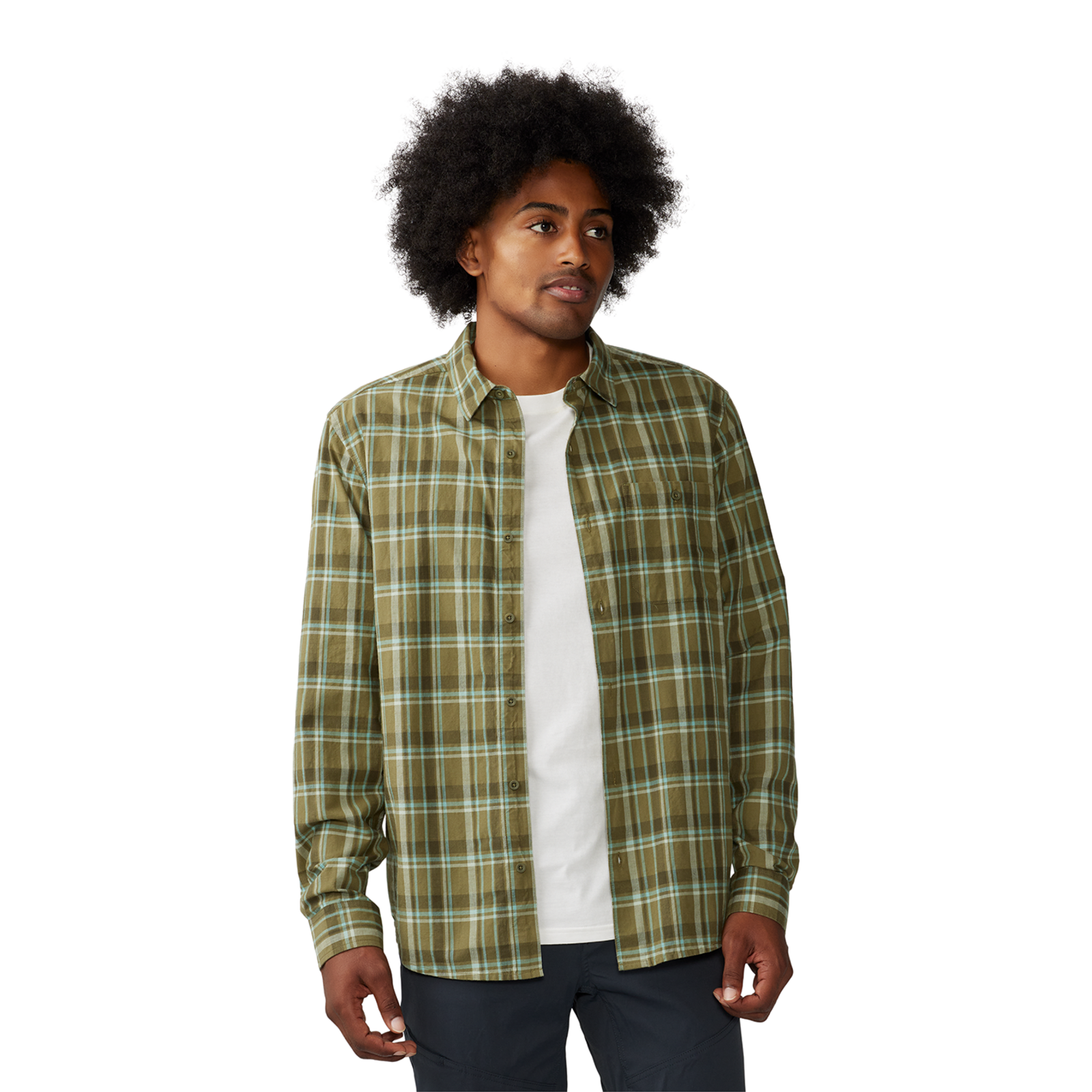Mountain Hardwear M Big Cottonwood Langarm Shirt für Herren in