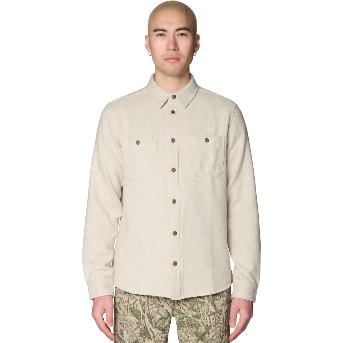 Mountain Hardwear M Plusher™ Long Sleeve Shirt in BEIGE