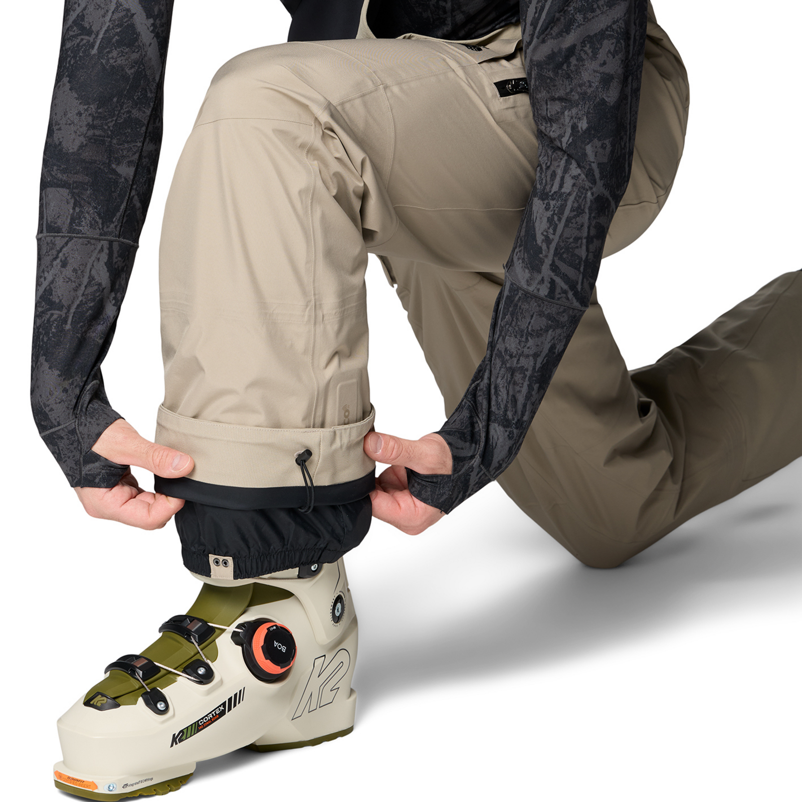 Mountain Hardwear M Boundary Ridge™ GORE-TEX Bib in BEIGE