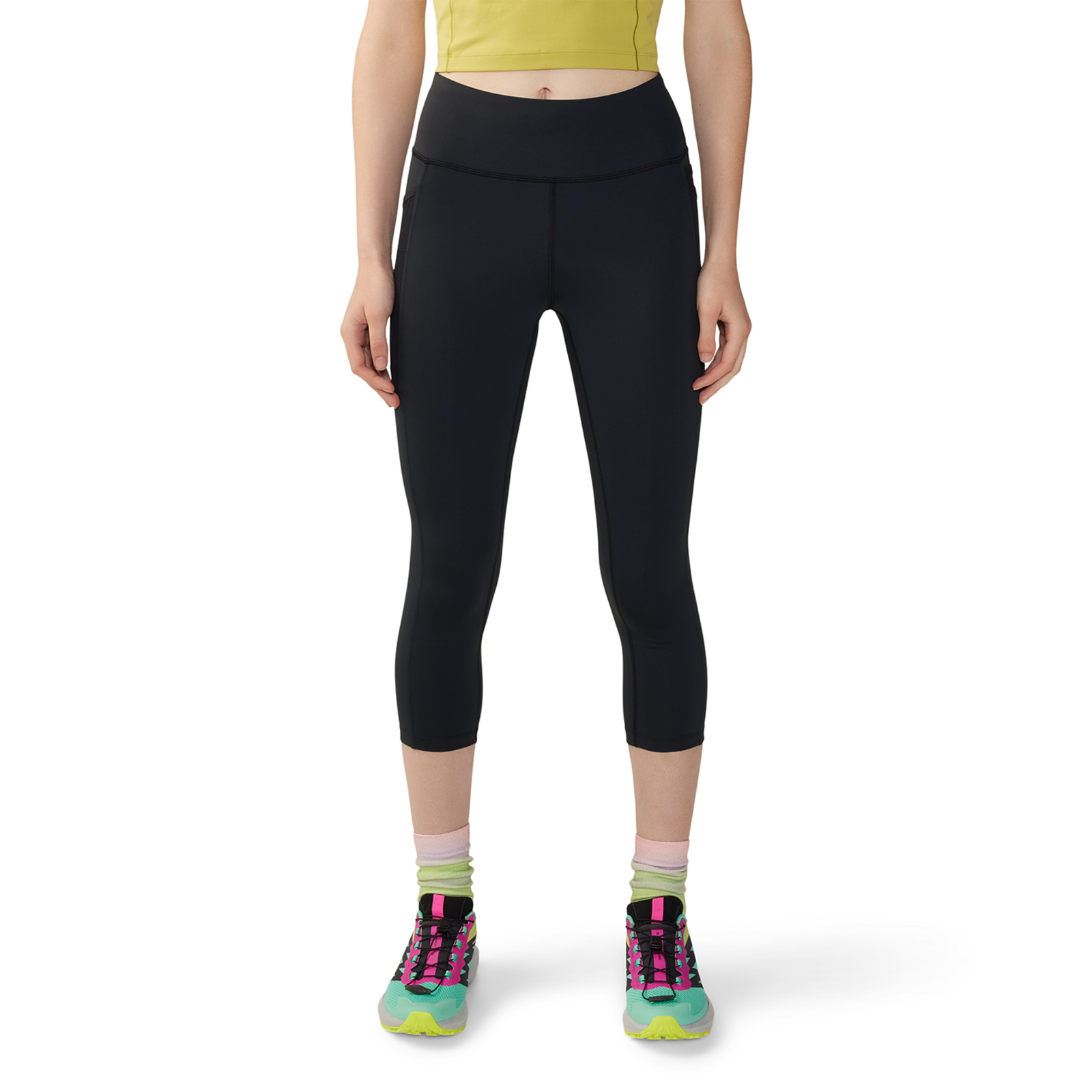 Mountain Hardwear W Yuba Trail™ Crop in SCHWARZ