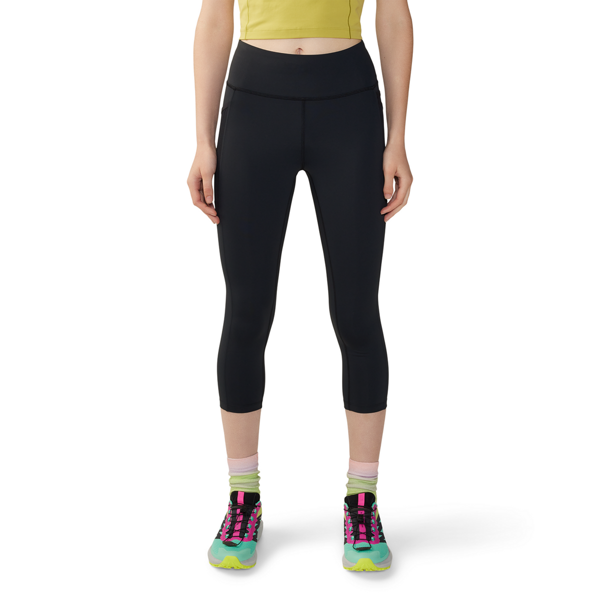 Mountain Hardwear W Yuba Trail™ Crop in SCHWARZ