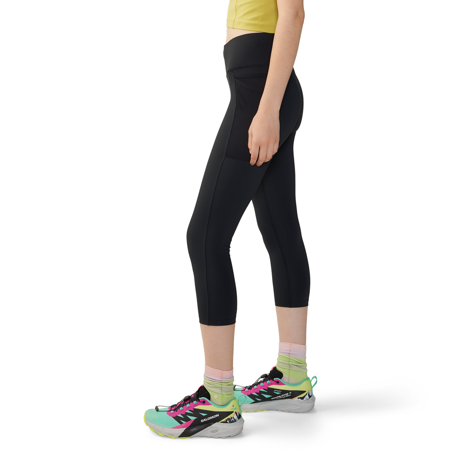 Mountain Hardwear W Yuba Trail™ Crop in SCHWARZ