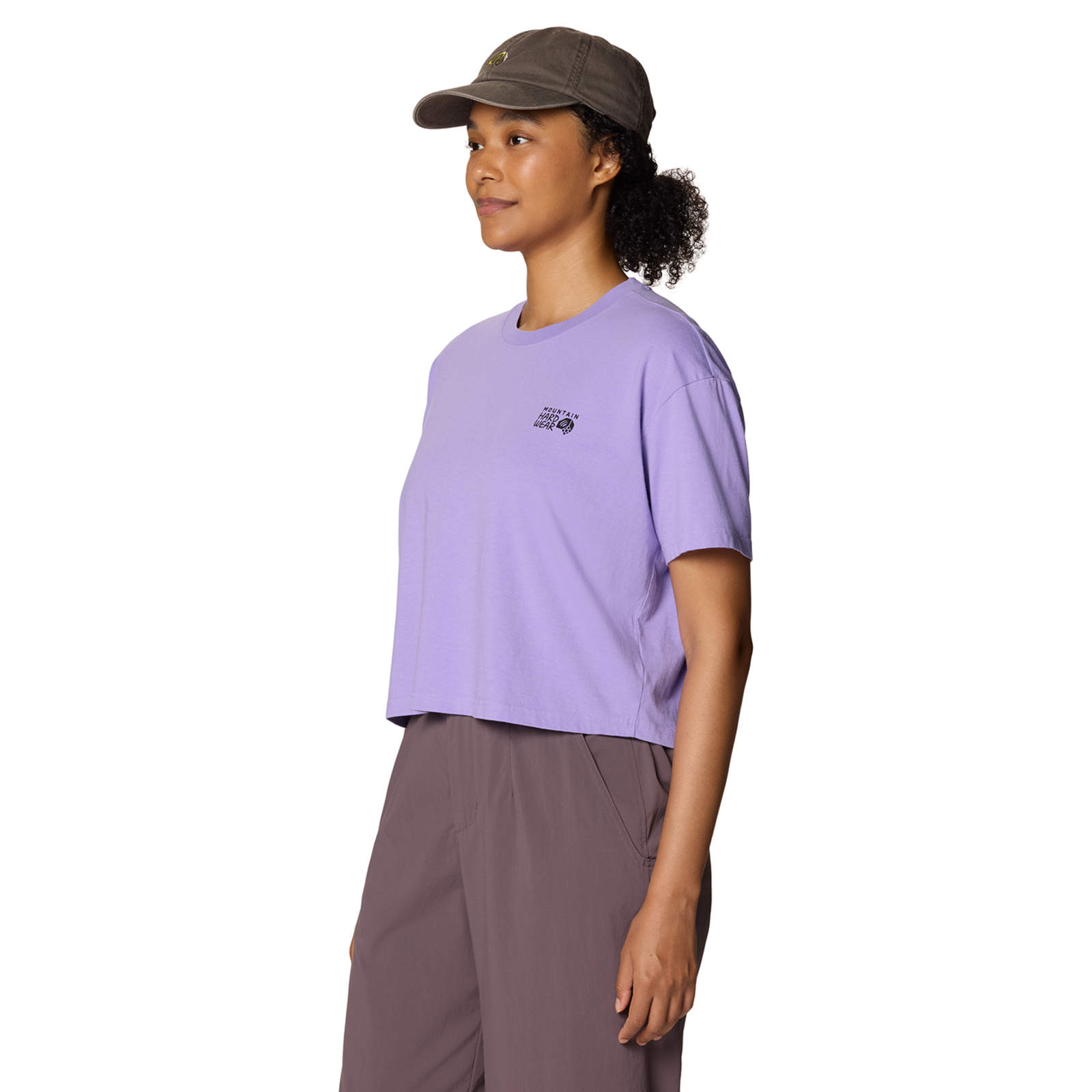 Mountain Hardwear W MHW™ Logo Boxy Crop Short Sleeve in