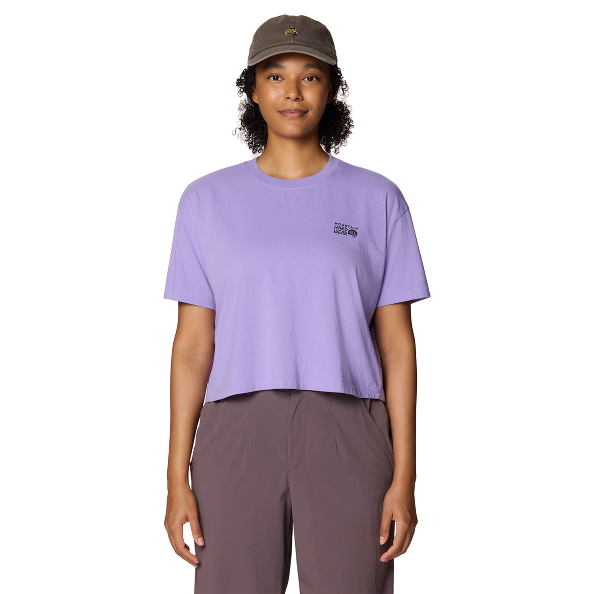 Mountain Hardwear W MHW™ Logo Boxy Crop Short Sleeve in