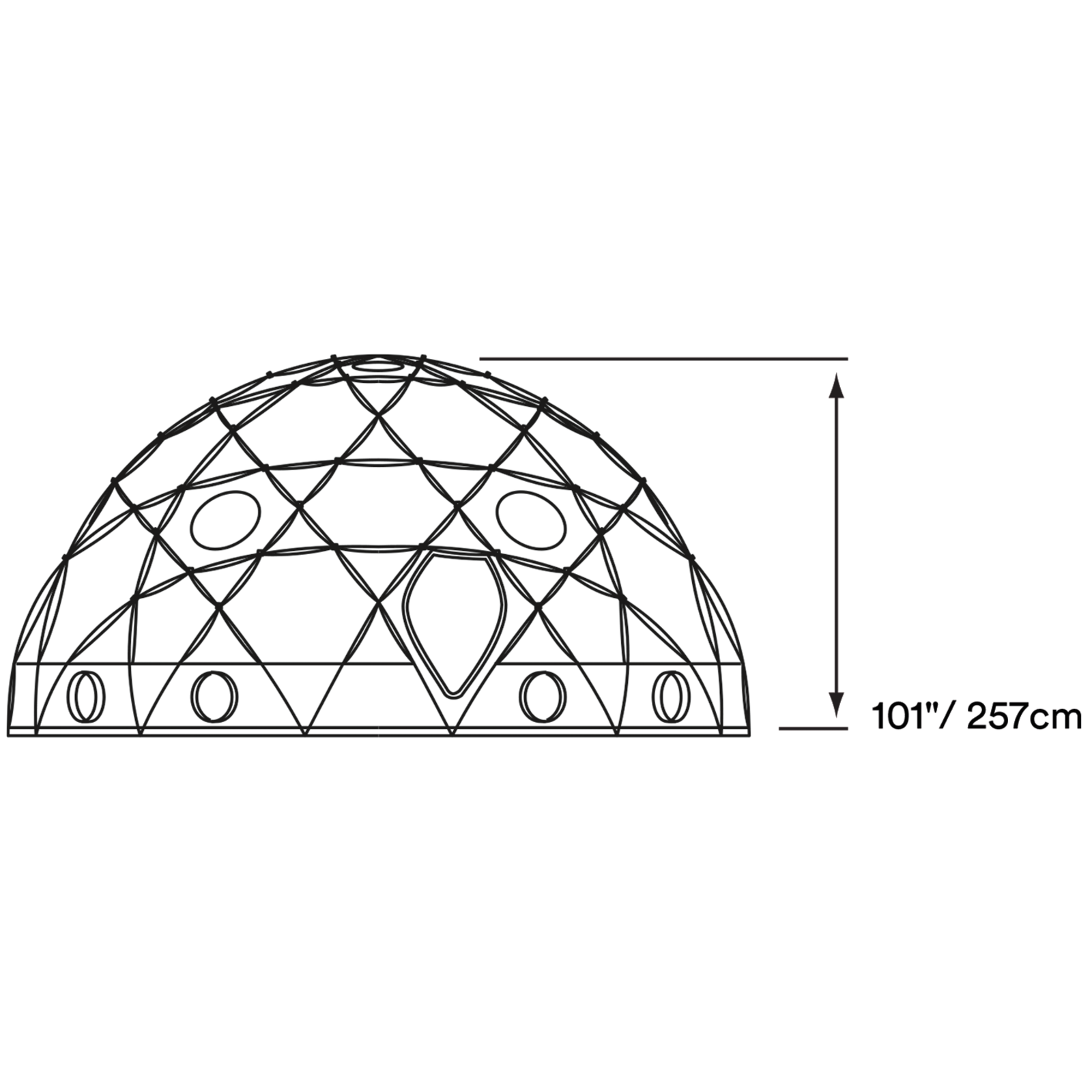 Mountain Hardwear Space Station™ Dome Tent Expeditionsartikel in MEHRFARBIG
