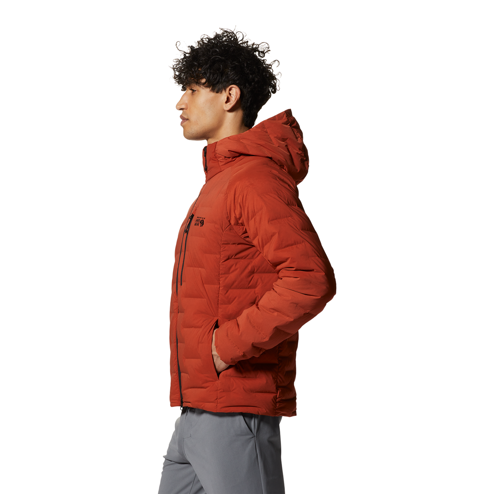 Mountain Hardwear M Stretchdown™ Hoody in ORANGE