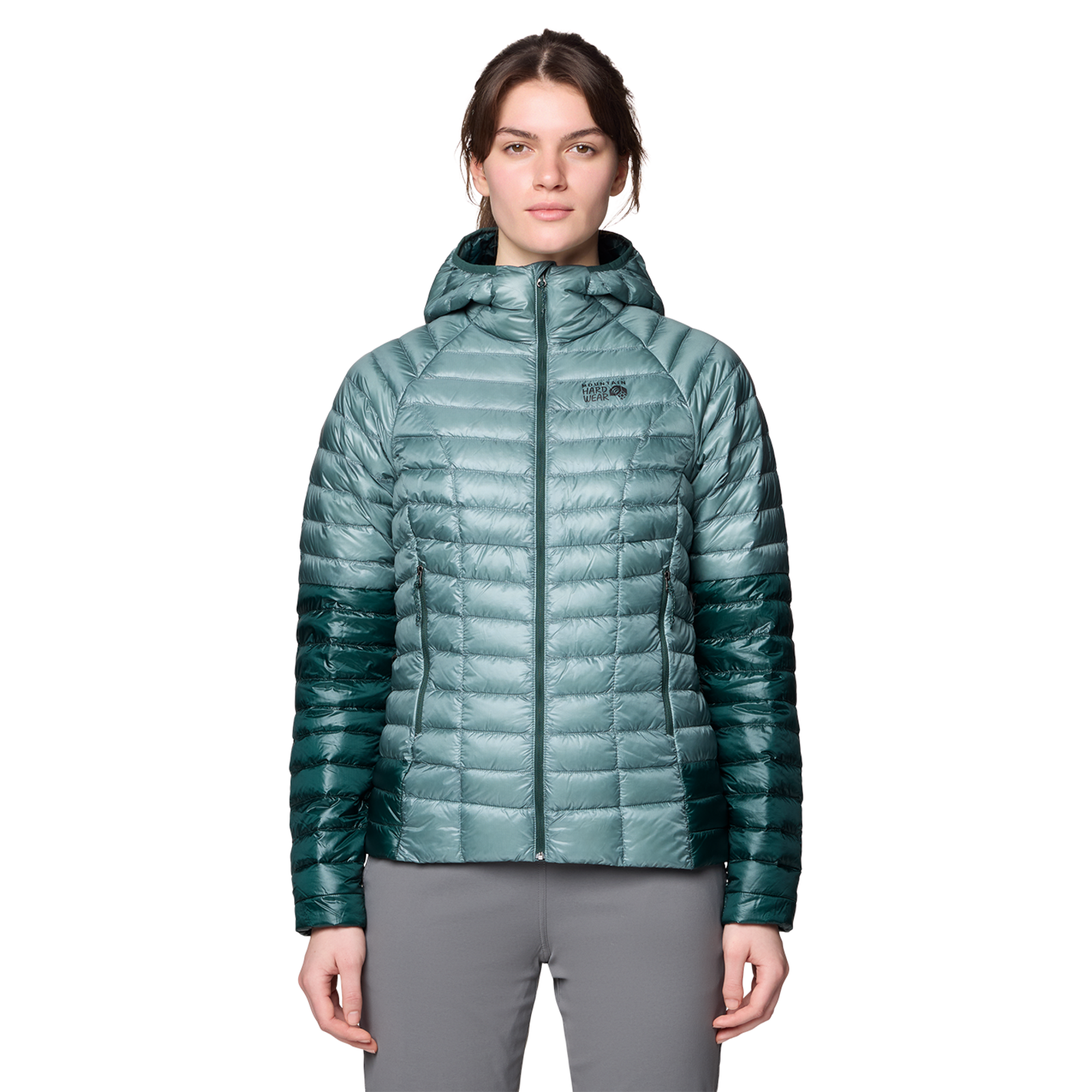 Mountain Hardwear W Ghost Whisperer™ Hoody in GRÜN