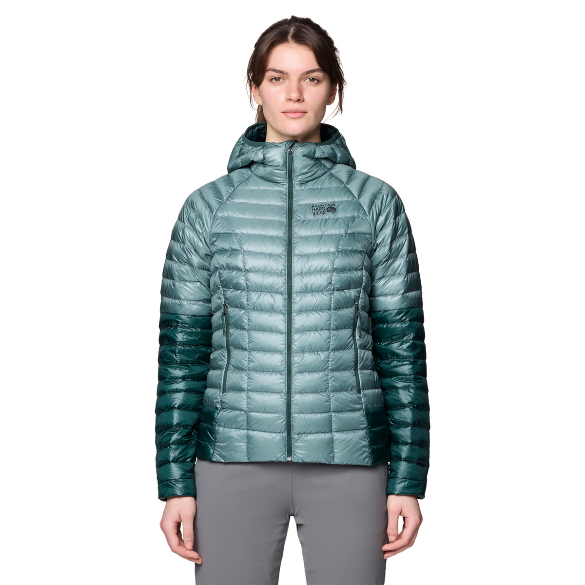 Mountain Hardwear W Ghost Whisperer™ Hoody in GRÜN
