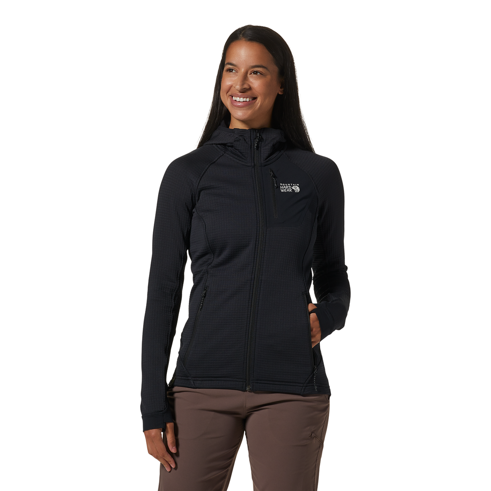 Mountain Hardwear W Polartec® Power Grid™ Full Zip Hoody in