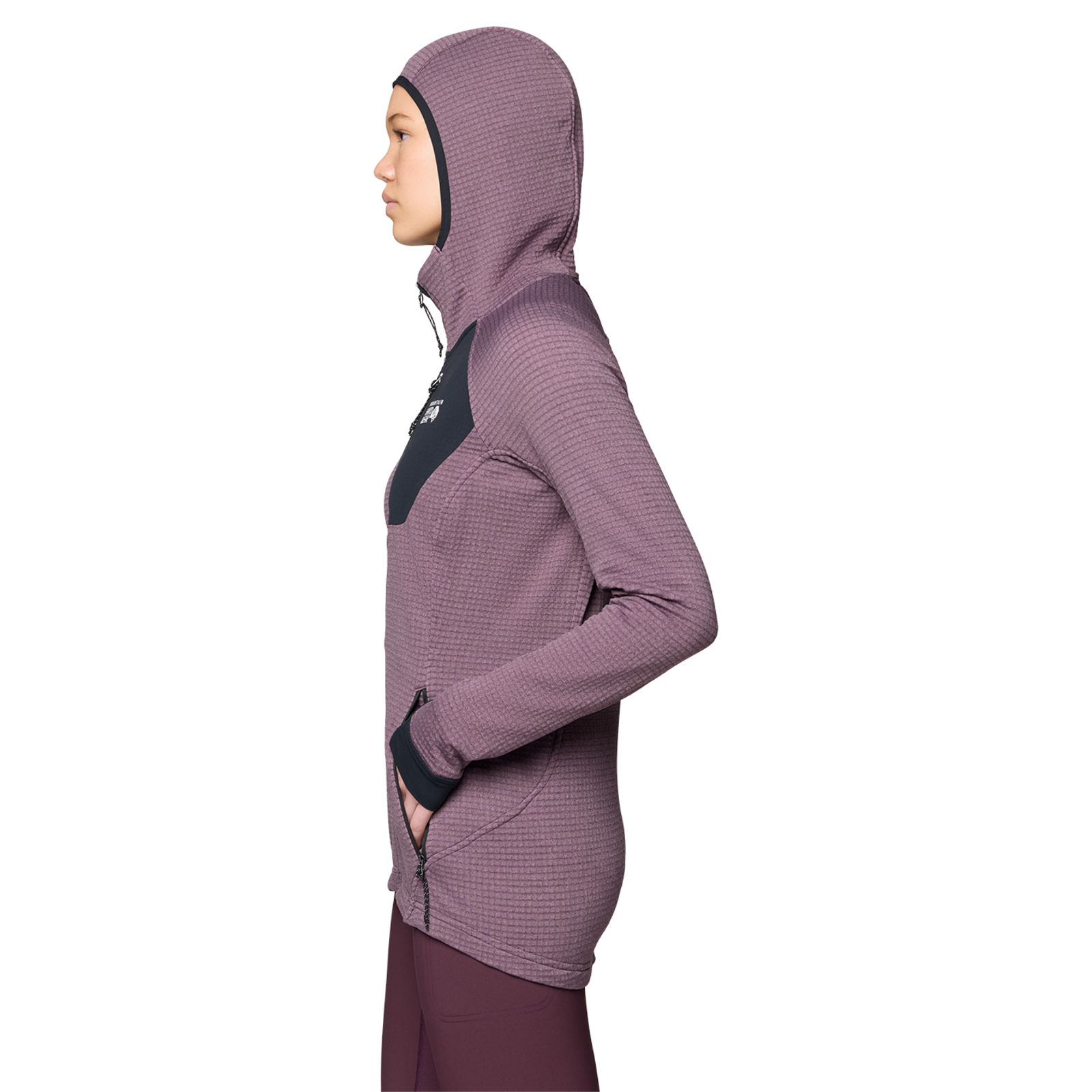 Mountain Hardwear W Polartec® Power Grid™ Full Zip Hoody in VIOLETT