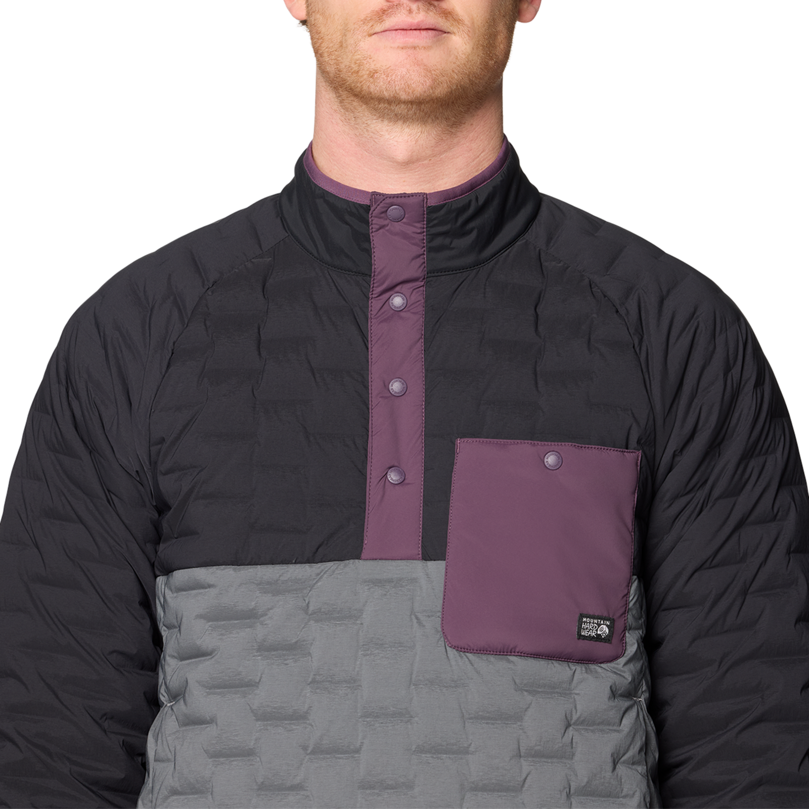Mountain Hardwear M Stretchdown™ Light Snap Neck in MEHRFARBIG