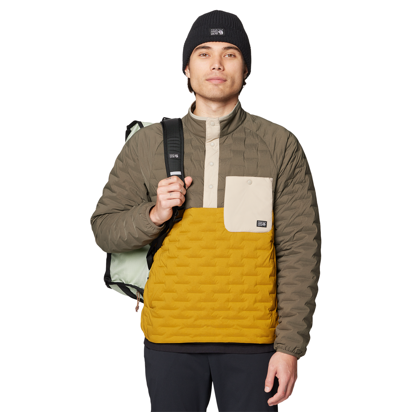 Mountain Hardwear M Stretchdown™ Light Snap Neck in MEHRFARBIG