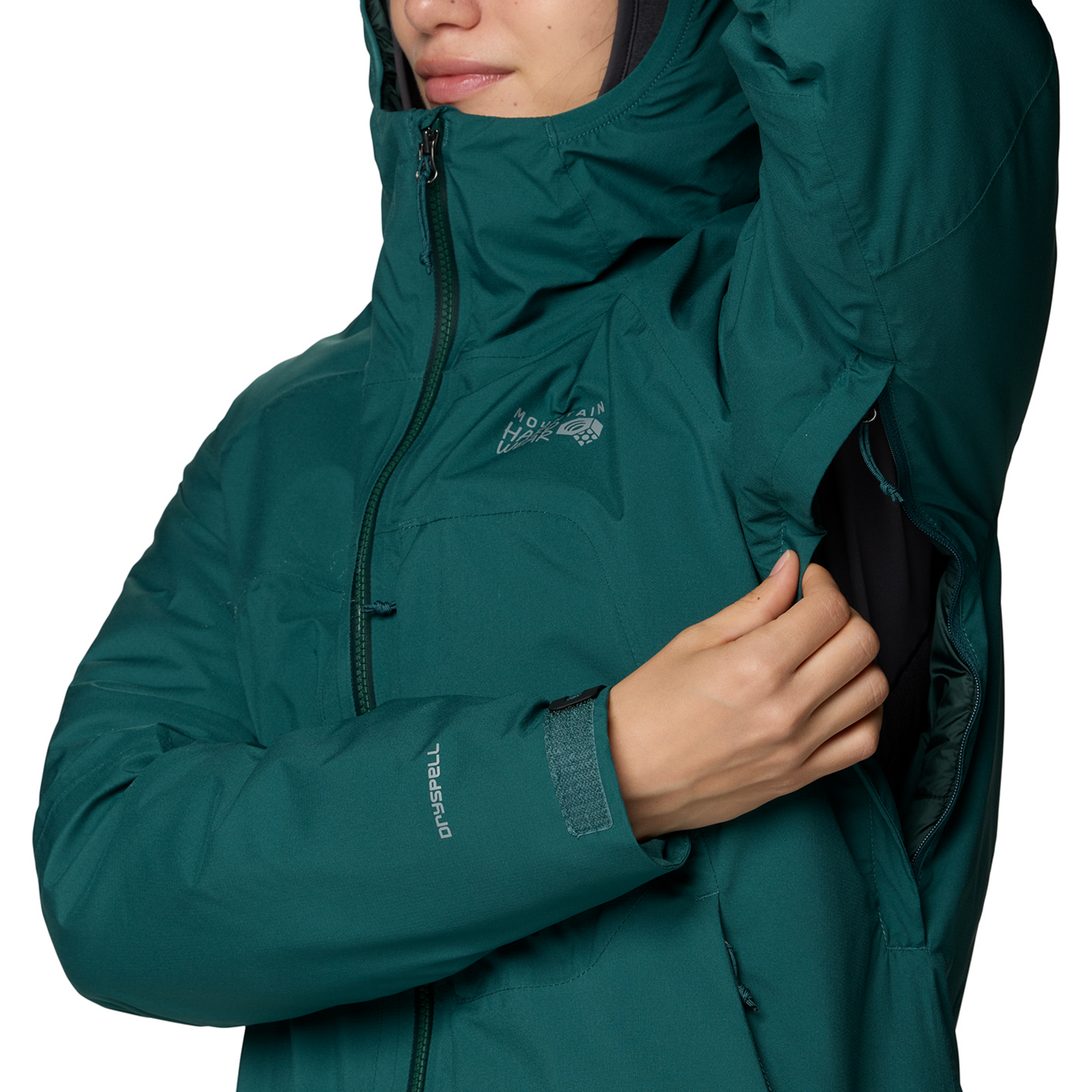 Mountain Hardwear W Stretch Ozonic™ Insulated Jacket in GRÜN