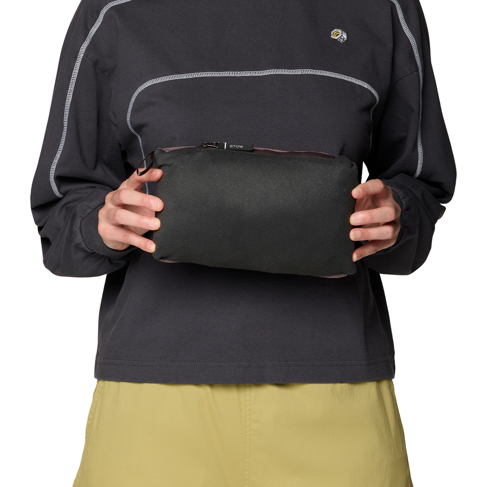 Mountain Hardwear W Stretchdown™ Light Hooded Jacket in BRAUN