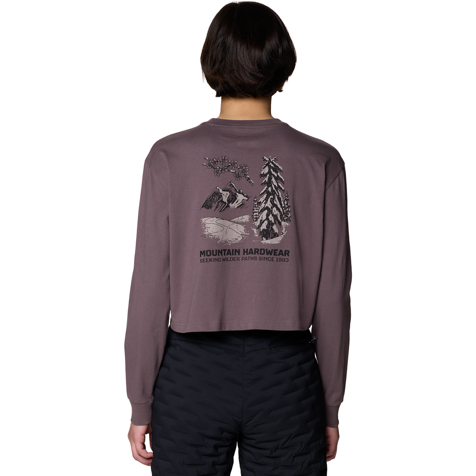 Mountain Hardwear W MHW™ Seeking Wilder Paths Crop Long Slee in