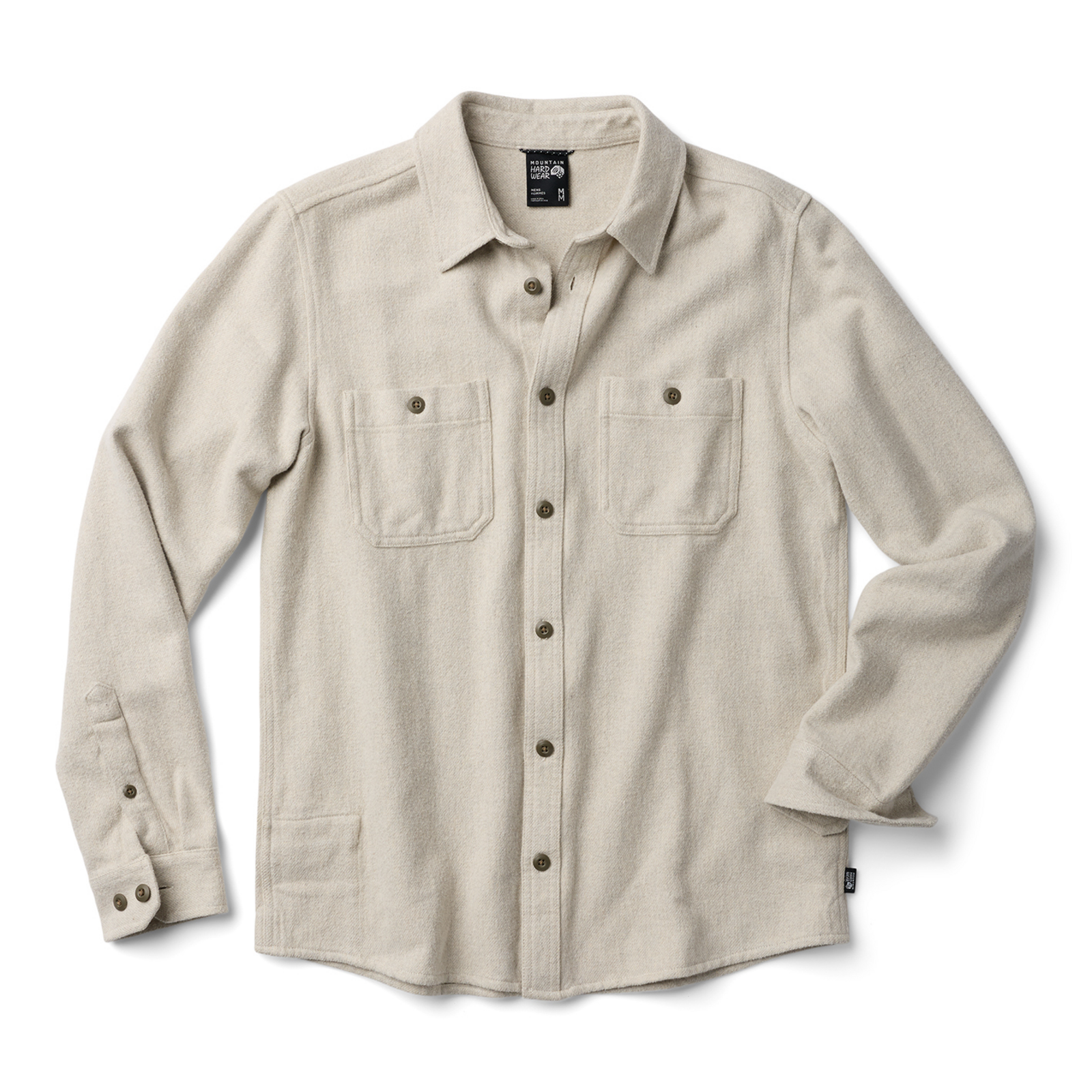 Mountain Hardwear M Plusher™ Long Sleeve Shirt in BEIGE