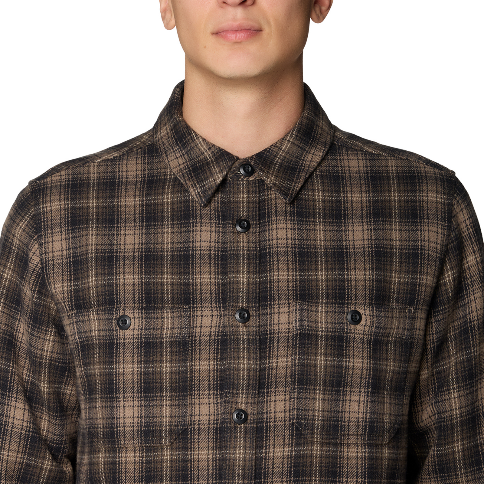 Mountain Hardwear M Plusher™ Long Sleeve Shirt in BRAUN