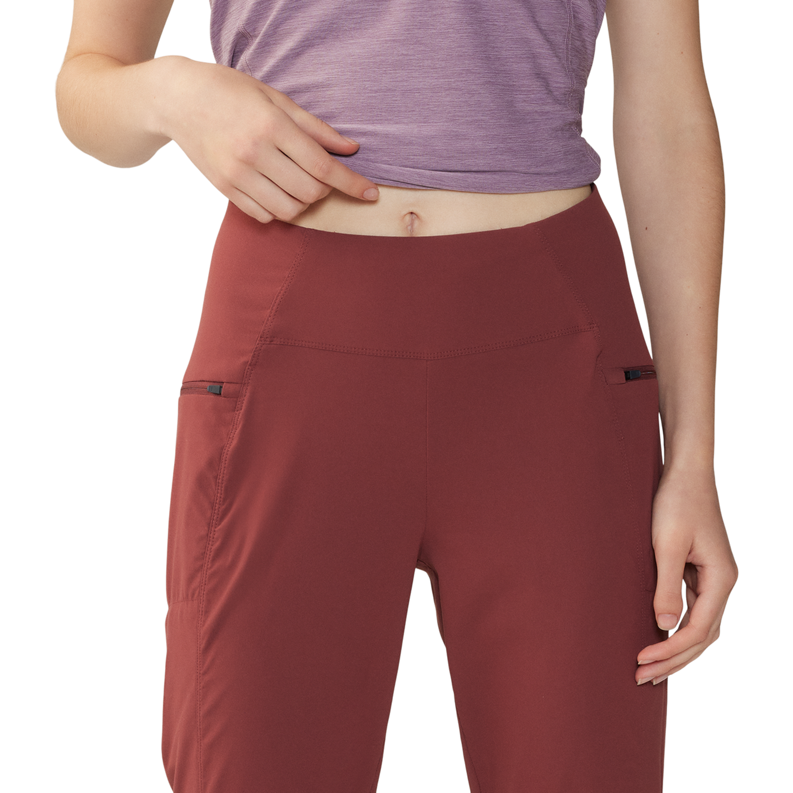Mountain Hardwear W Dynama High Rise Trekkinghose für Damen in ROT