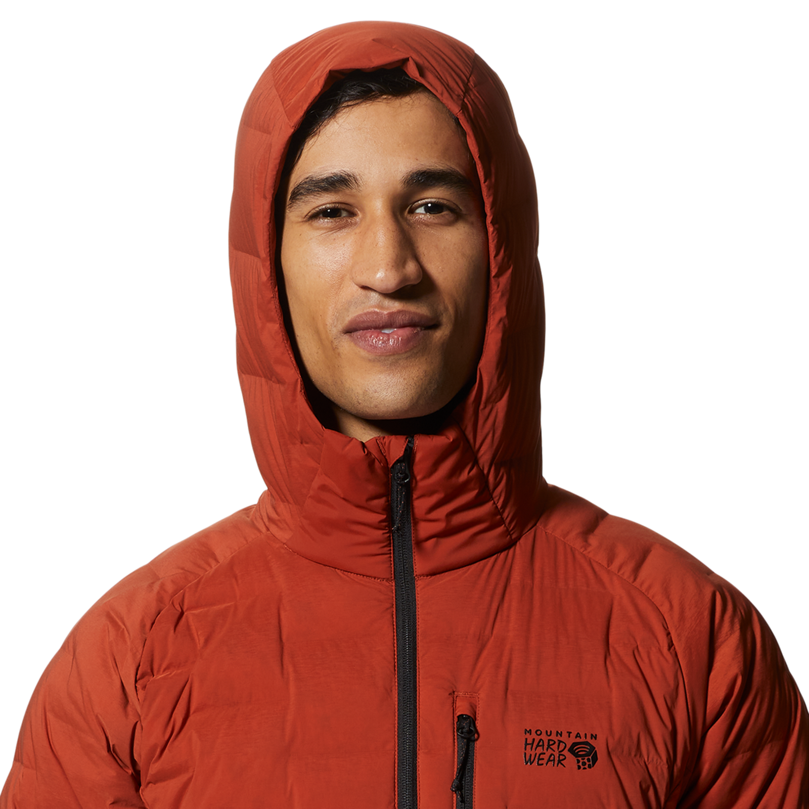 Mountain Hardwear M Stretchdown™ Hoody in ORANGE