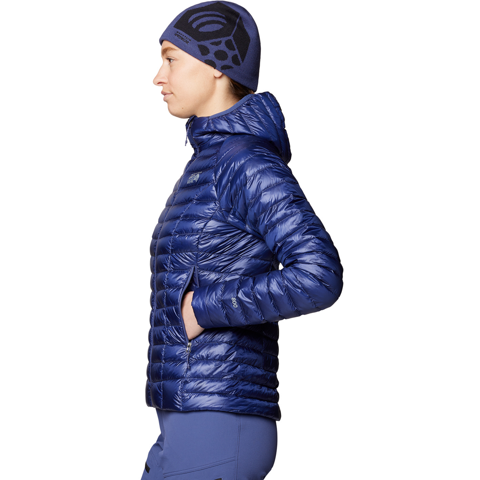 Mountain Hardwear W Ghost Whisperer™ Hoody in BLAU