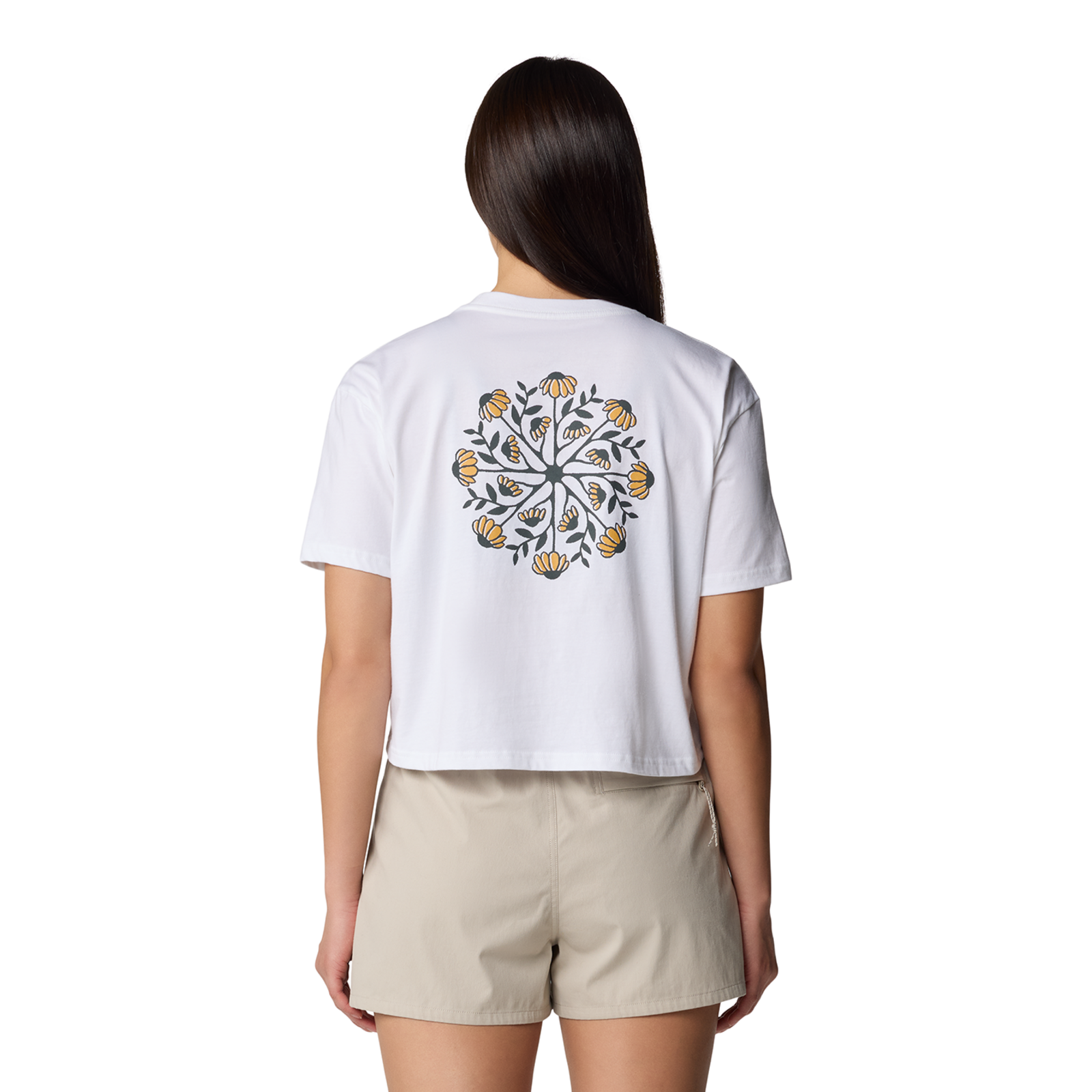 Mountain Hardwear W Seek Floral Boxy Crop Short Sleeve in