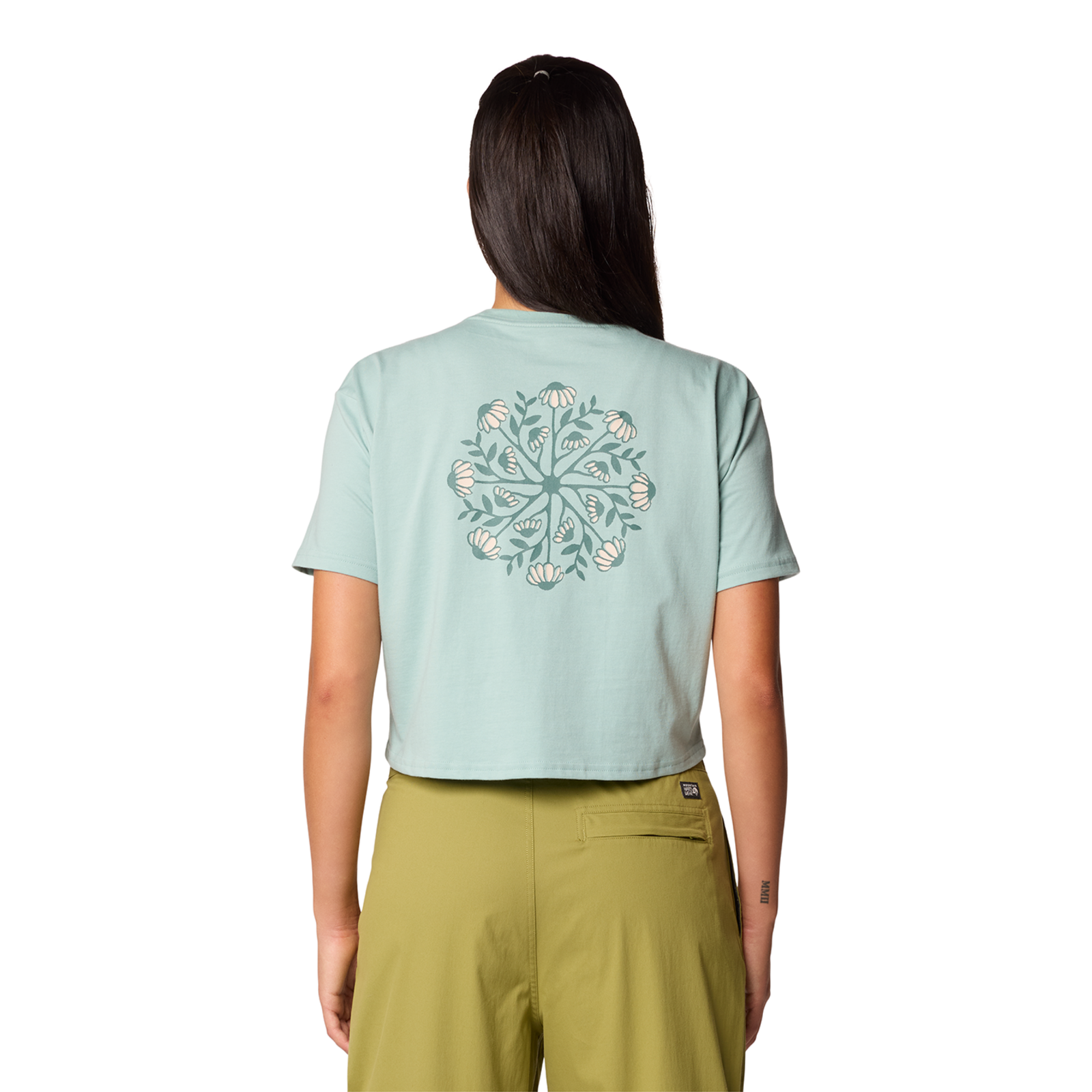 Mountain Hardwear W Seek Floral Boxy Crop Short Sleeve in