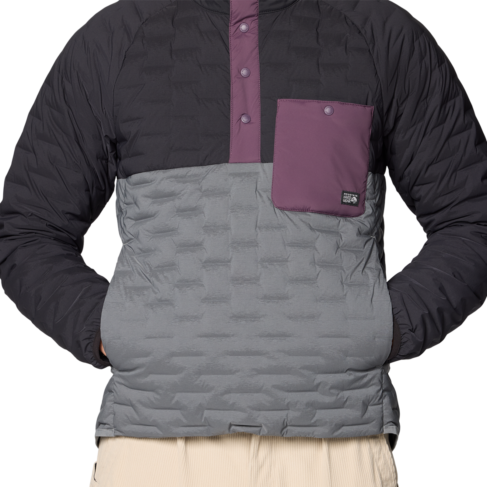 Mountain Hardwear M Stretchdown™ Light Snap Neck in MEHRFARBIG