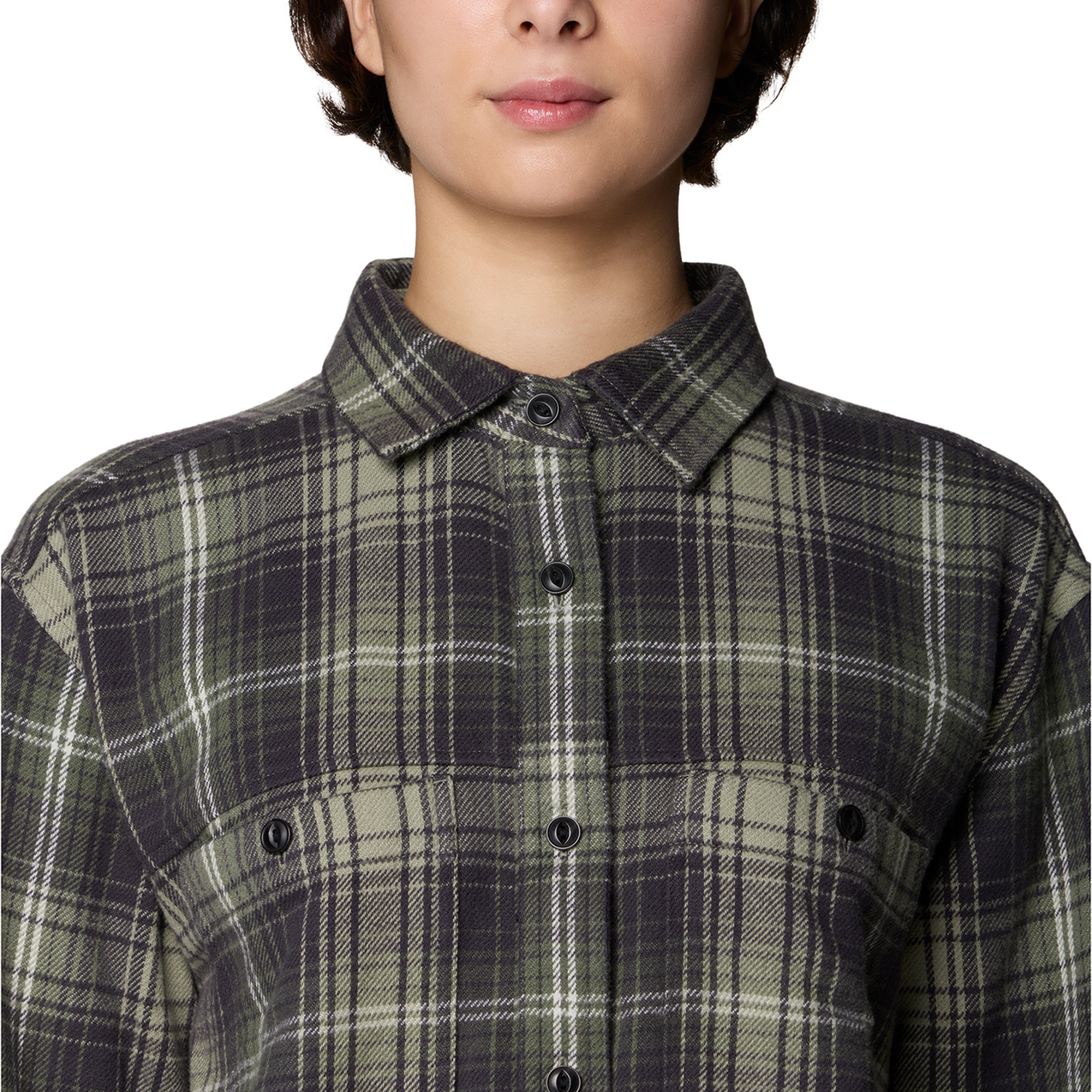 Mountain Hardwear W Plusher™ Relaxed Long Sleeve Flannel in