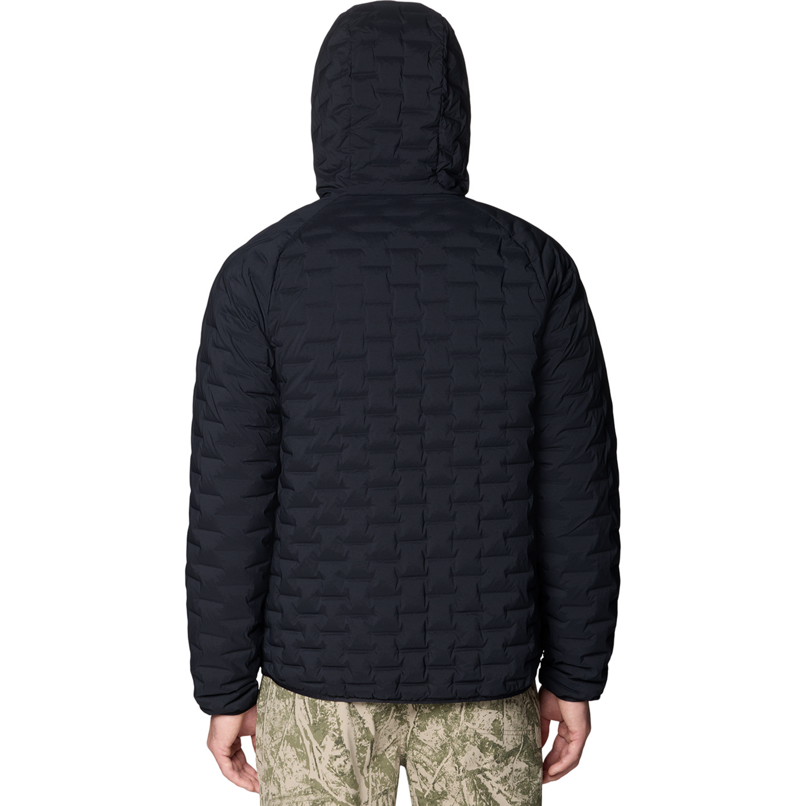 Mountain Hardwear M Stretchdown™ Light Hooded Jacket in SCHWARZ