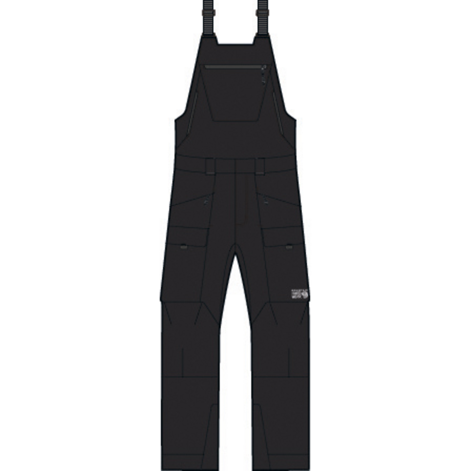 Mountain Hardwear M Firefall™ Bib in SCHWARZ