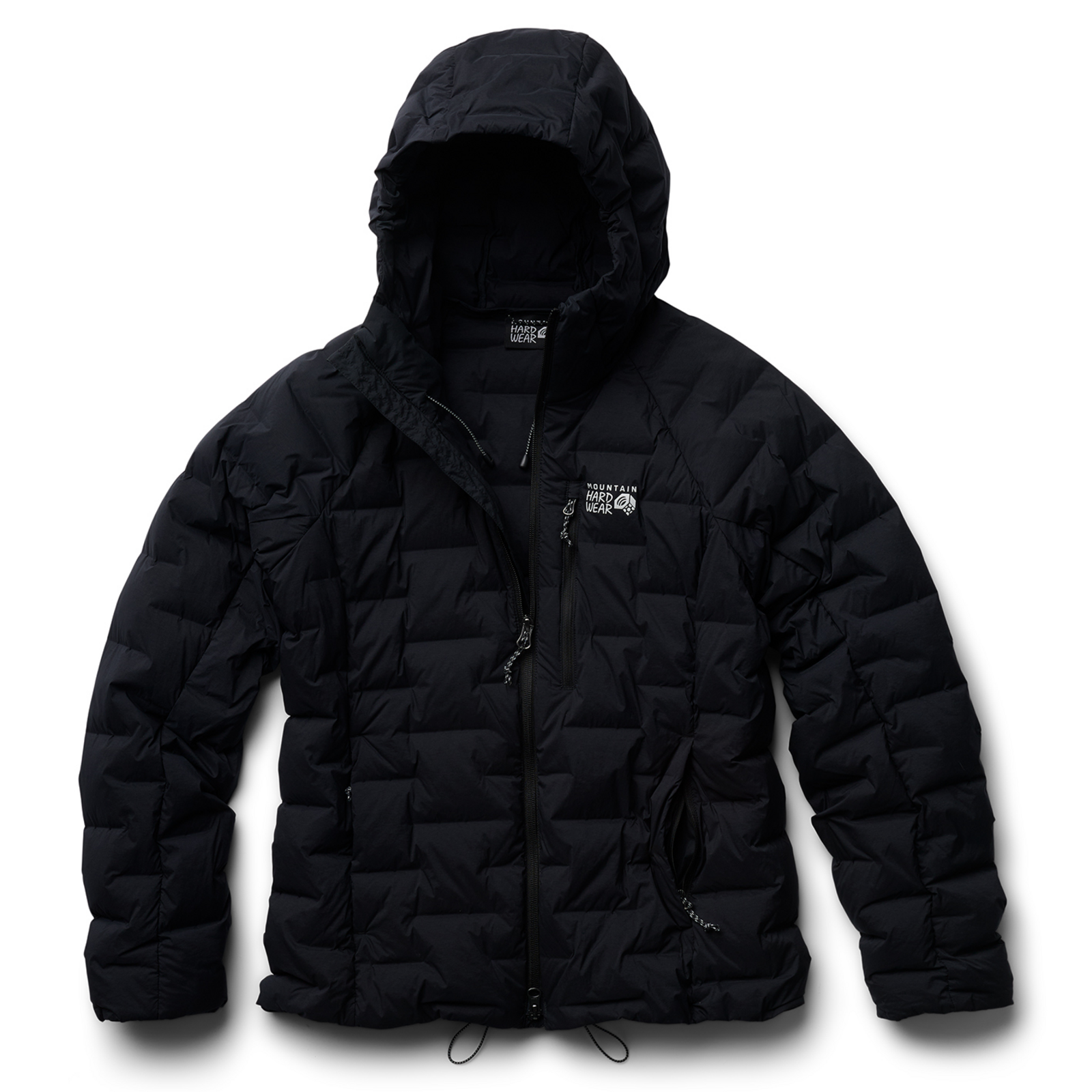 Mountain Hardwear W Stretchdown™ Hooded Jacket in SCHWARZ