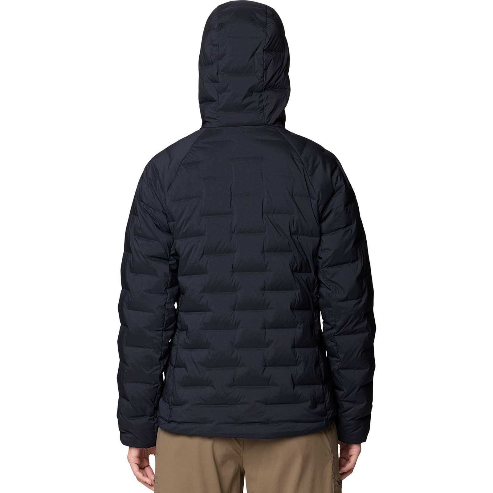 Mountain Hardwear W Stretchdown™ Hooded Jacket in SCHWARZ