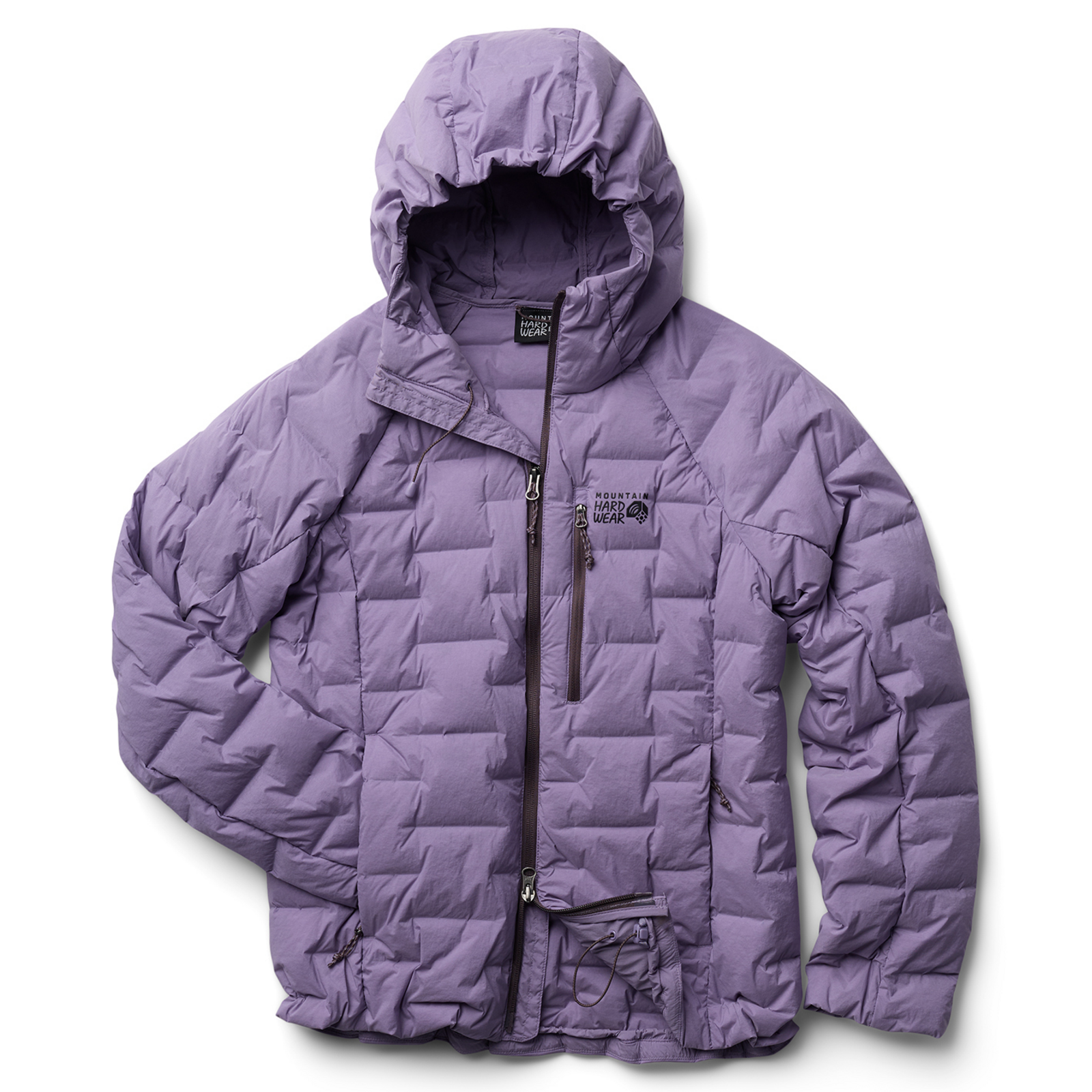 Mountain Hardwear W Stretchdown™ Hooded Jacket in VIOLETT