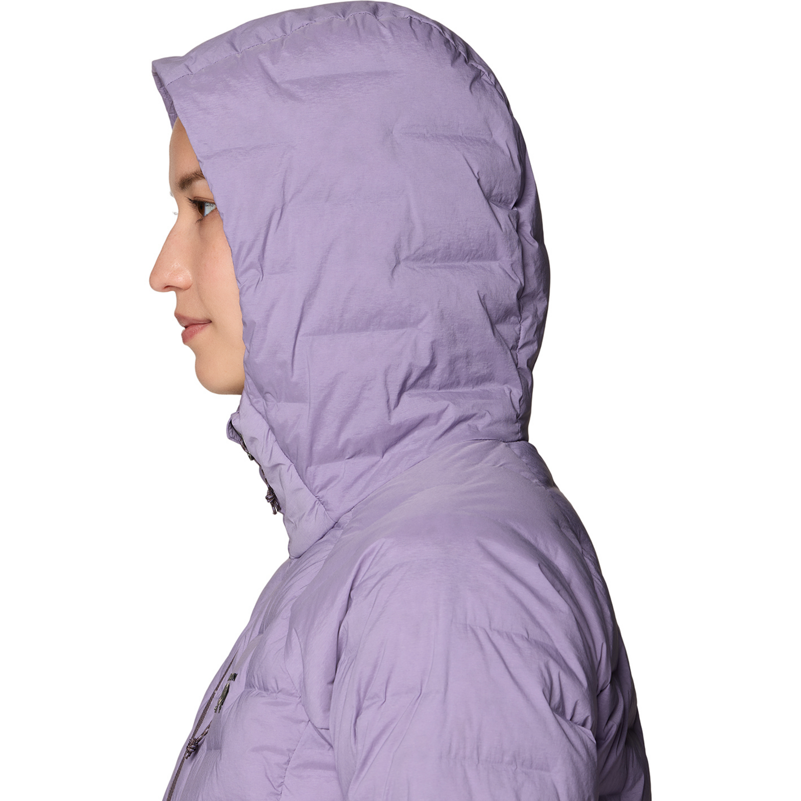 Mountain Hardwear W Stretchdown™ Hooded Jacket in VIOLETT