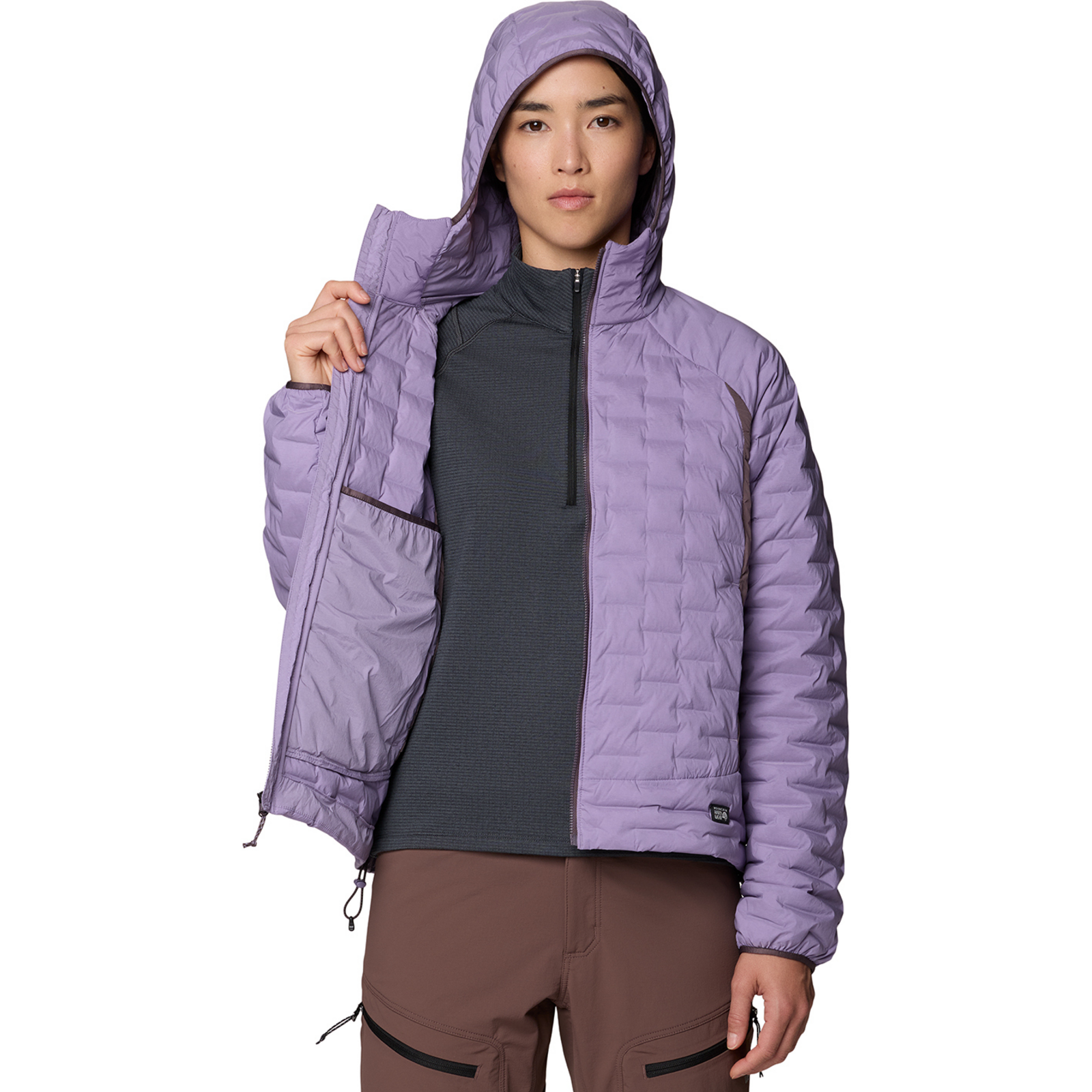 Mountain Hardwear W Stretchdown™ Light Hooded Jacket in