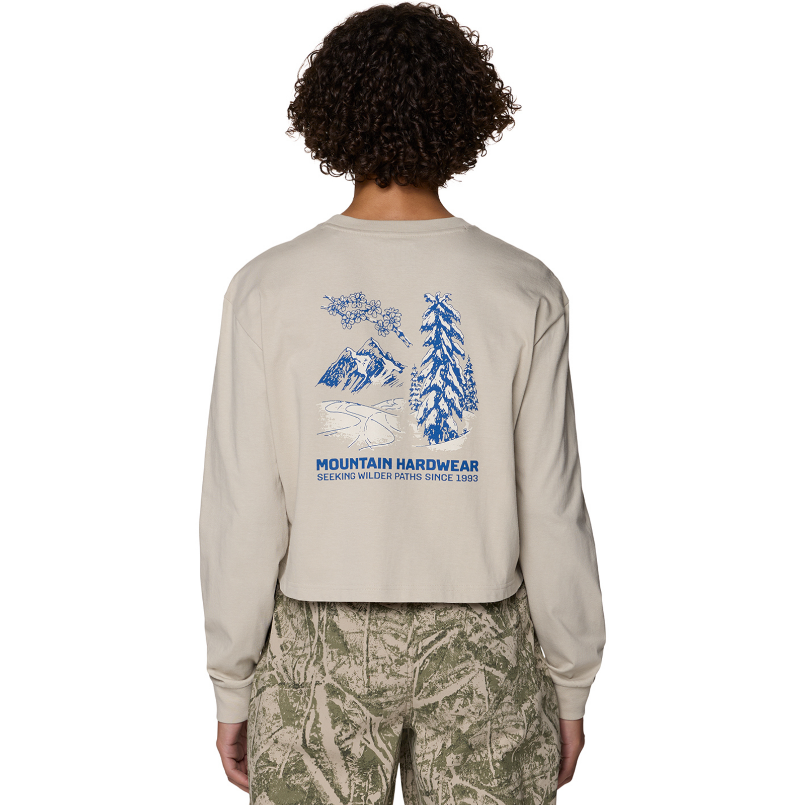 Mountain Hardwear W MHW™ Seeking Wilder Paths Crop Long Slee in