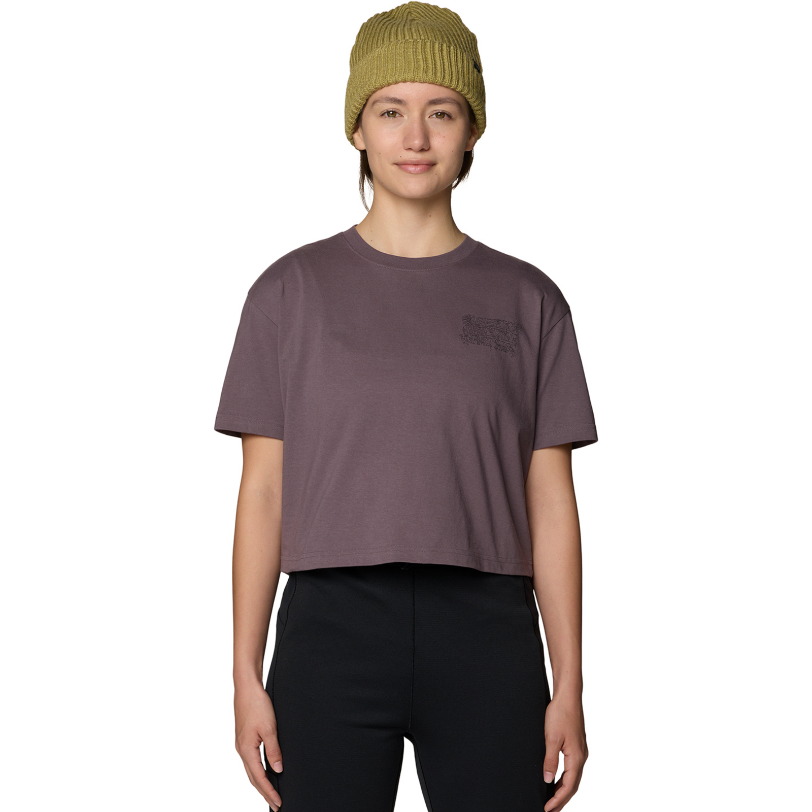 Mountain Hardwear W MHW™ Seeking Wilder Paths Crop Short Sle in